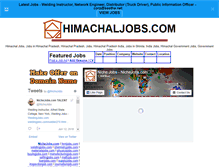 Tablet Screenshot of himachaljobs.com